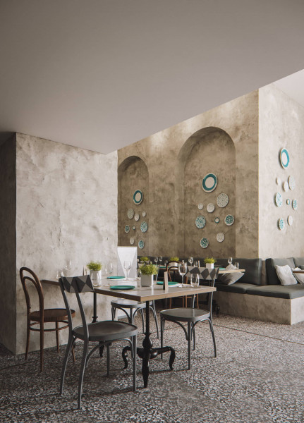 Rendered Restaurant