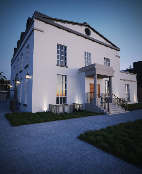 UK house render