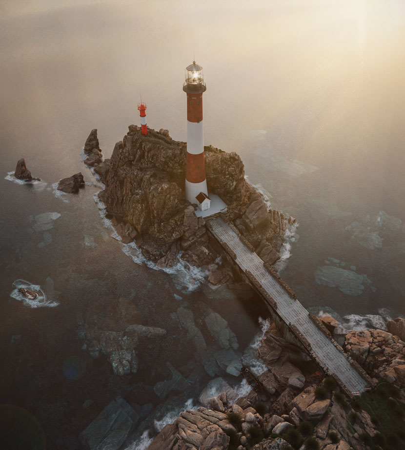 Lighthouse- sky view