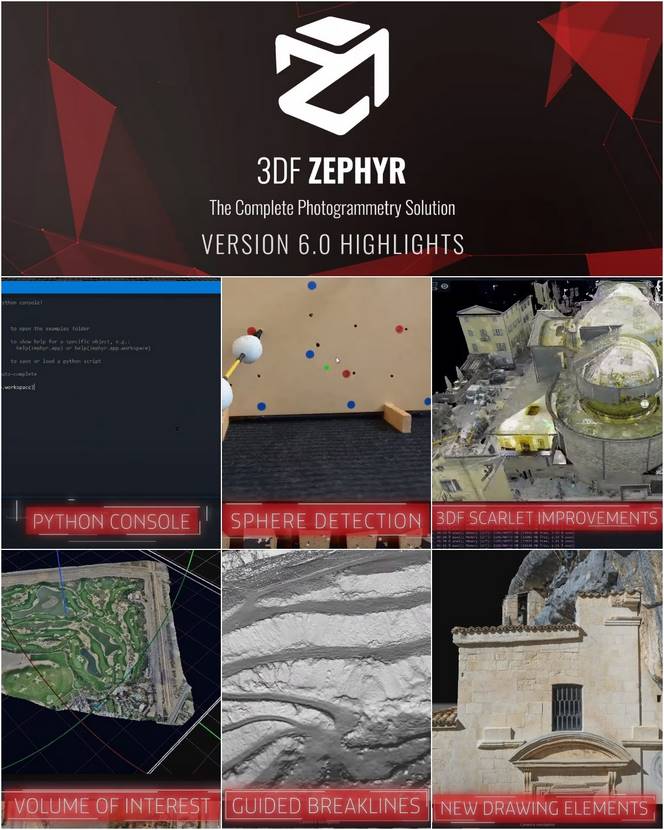 3DF Zephyr 6.0 released with new feautures