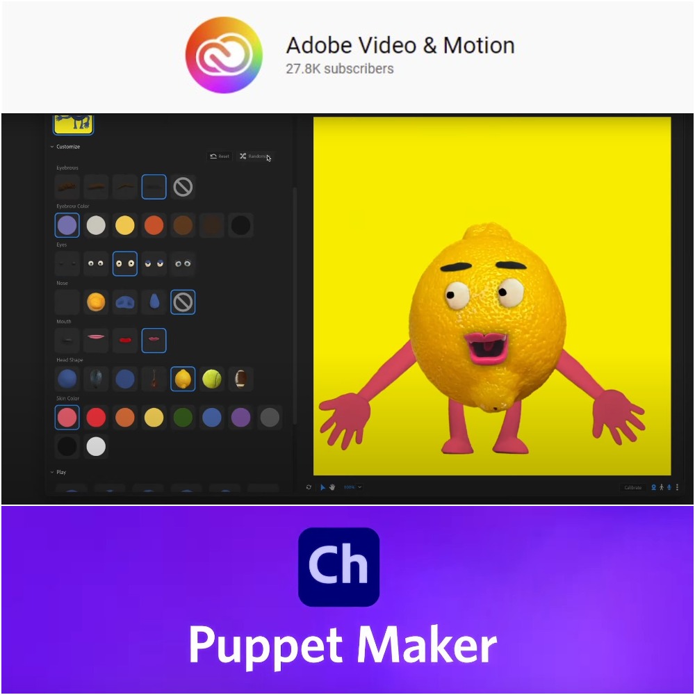 Adobe - Character Animator 22.1 - Puppet Maker update