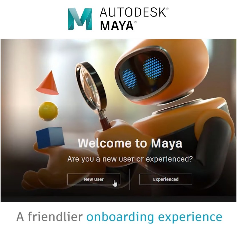 Autodesk - Maya 2022.1 friendlier experience 
