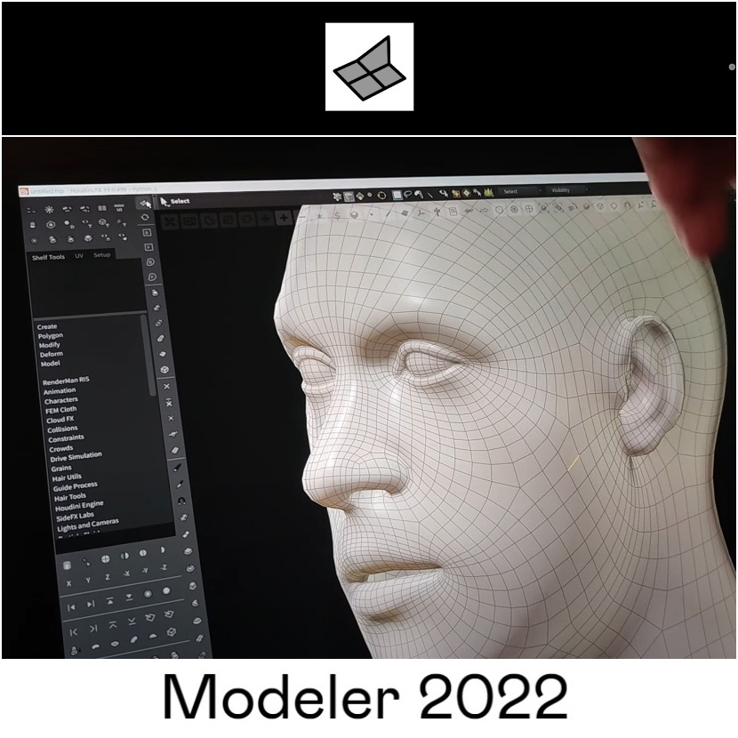 Houdini - Modeler 2022 has been completely redesigned
