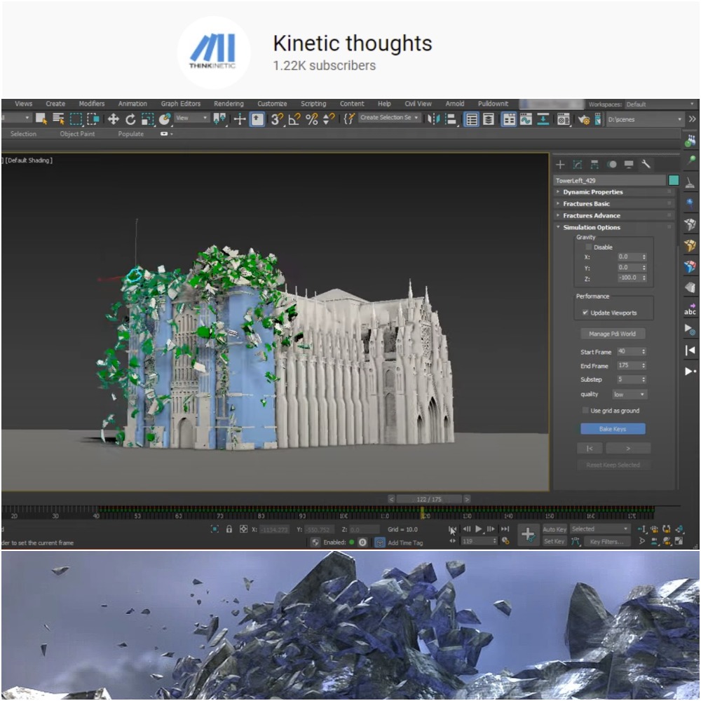 Kinetic thoughts - Tutorial for Pulldownit plugin in 3DS Max