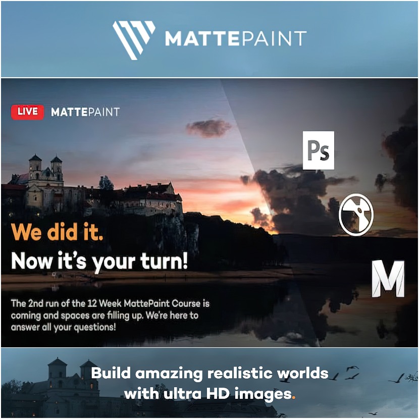 MattePaint - Become a professional Matte Painter