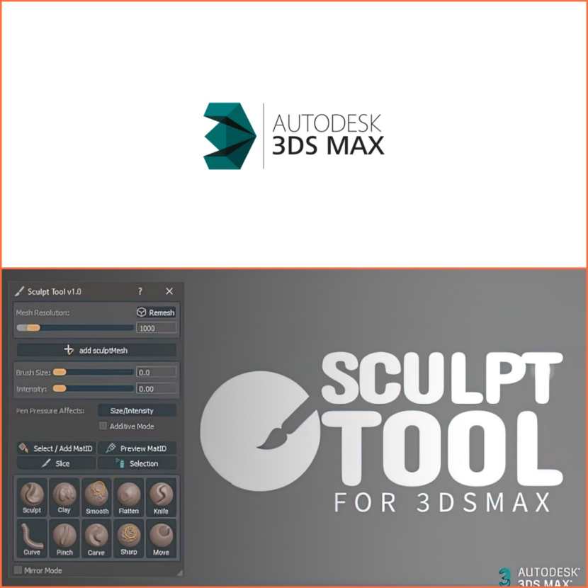 Mihail Lupu - Sculpt Tool for 3DS Max! Mihail Lupu - Sculpt Tool for 3DS Max!