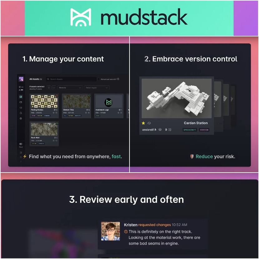 Mudstack - New way of asset management and teams’ collaboration 
