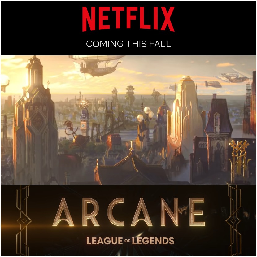 Netflix - New animated series - Arcane trailer