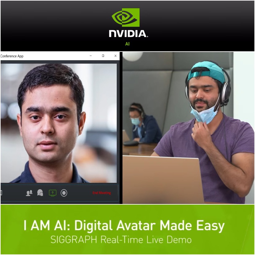 NVIDIA - Real-Time live demo for new digital avatar “I AM AI”