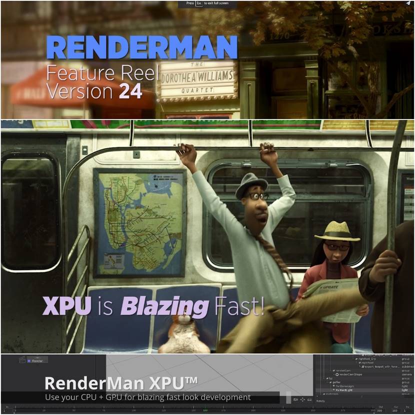 Pixar - Renderman 24 released & Reel