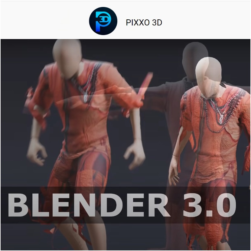 Pixxo 3D - Fast and easy making MoCap Cloth Sims in Blender