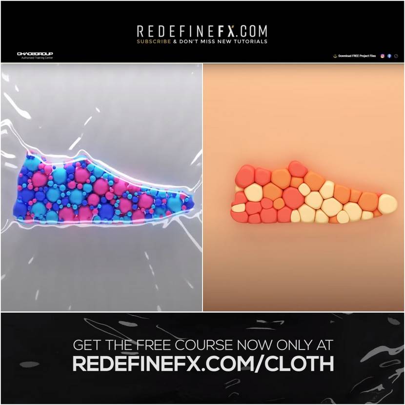 RedefineFX - FREE tyFlow cloth FX course in 3DS Max
