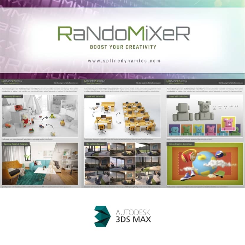 SplineDynamics - RandoMixer 3DS Max plugin – Apply for beta test