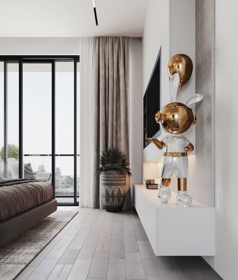 Rasoul Mojarrad, 'Relaxation Master Bedroom' architectural visualization