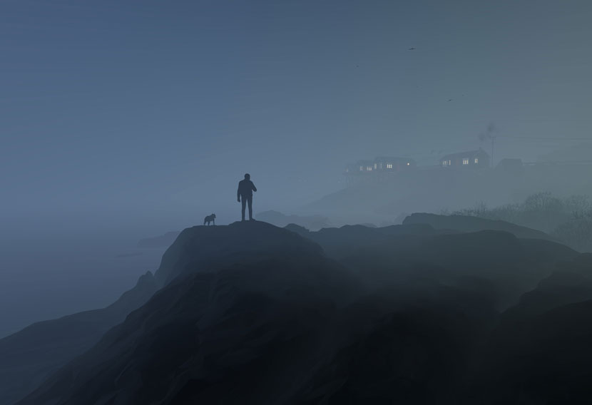 Wanderer in Fog