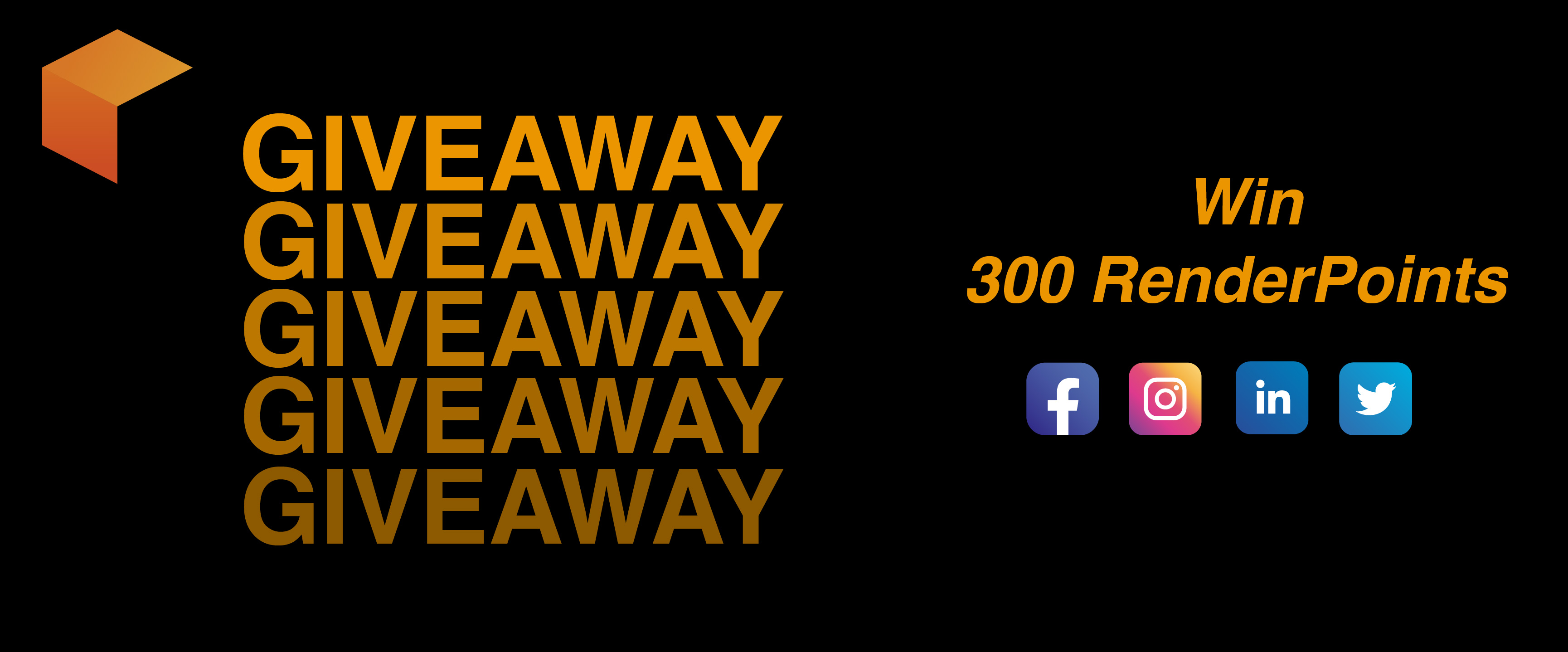 Giveaway - Win 300 RenderPoints 